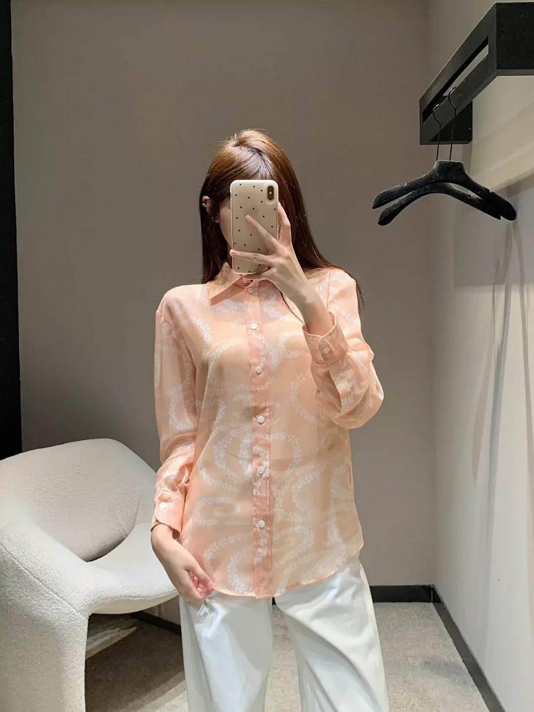 25 Printed Lapel Shirt