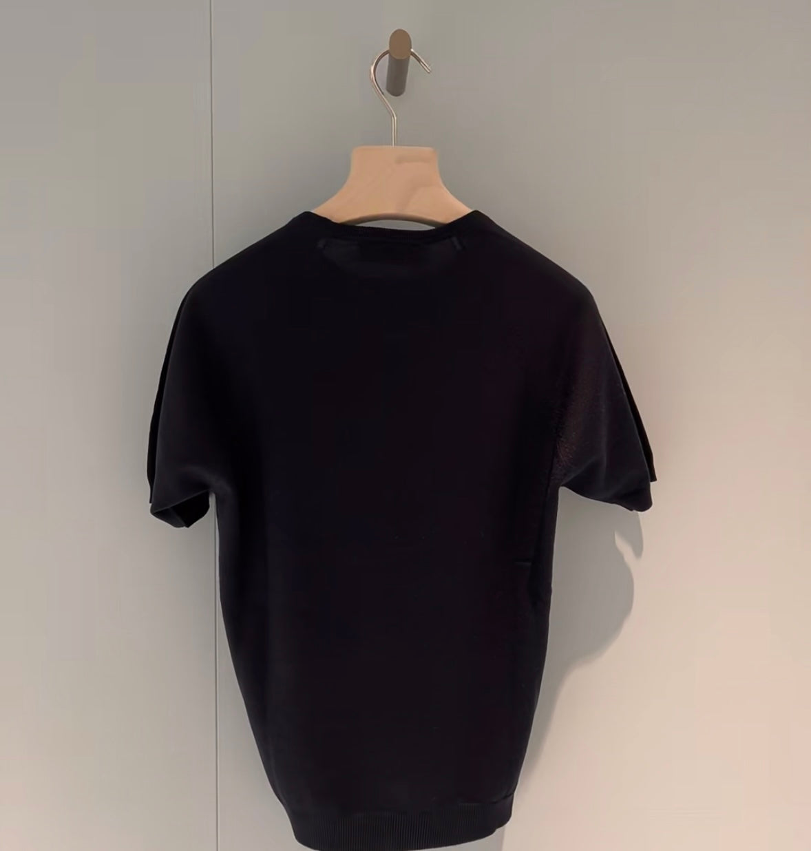 Academic-style short skirt and short-sleeved top set