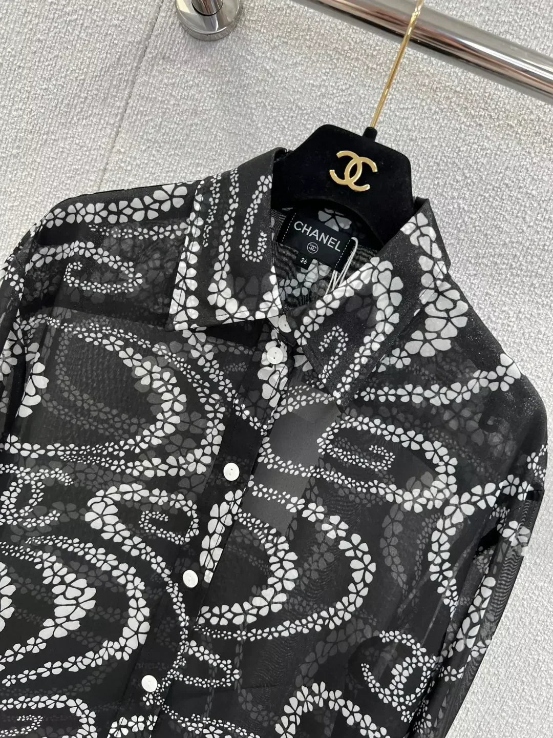 25 Printed Lapel Shirt