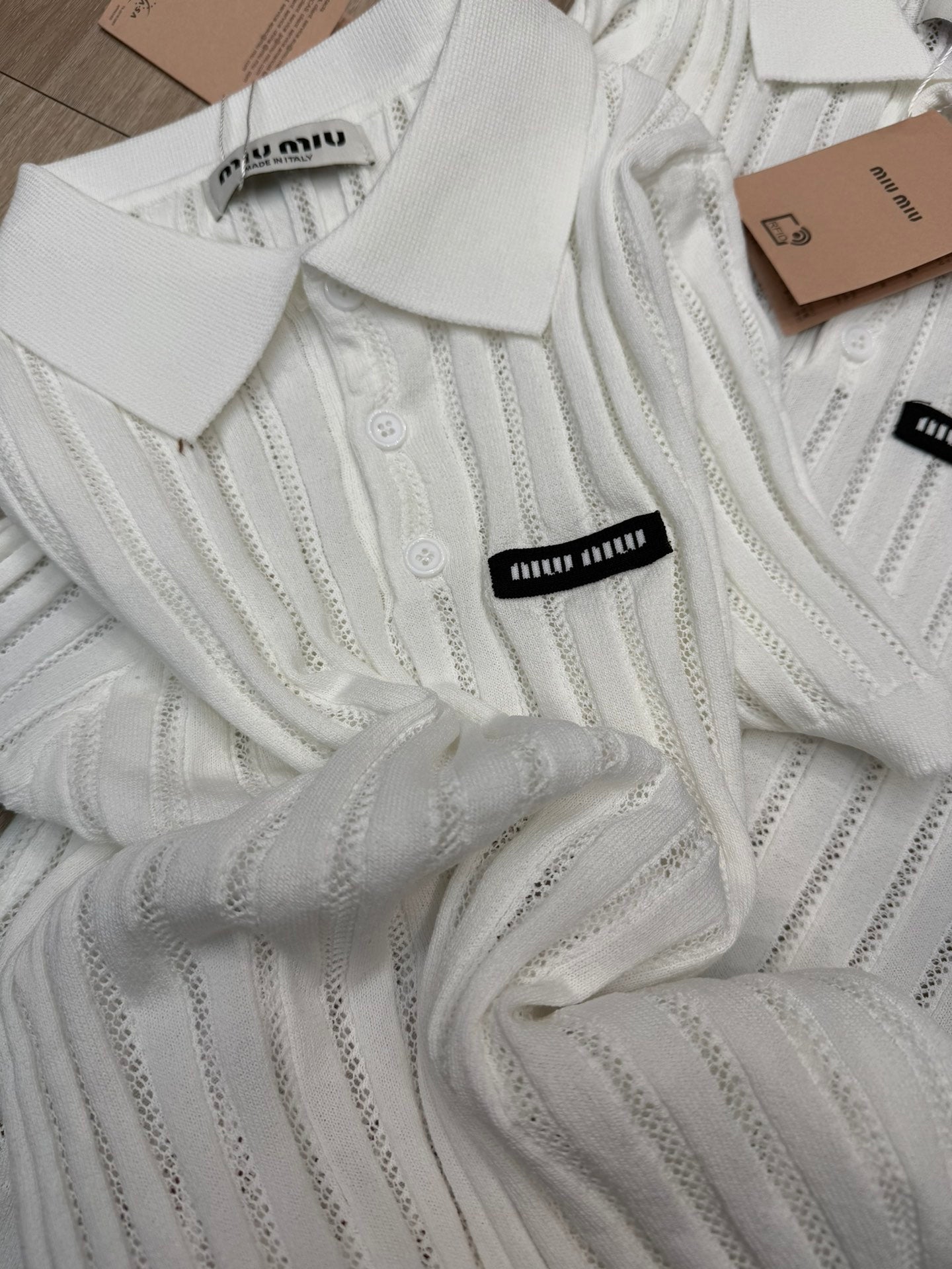 lapel knitted short sleeve