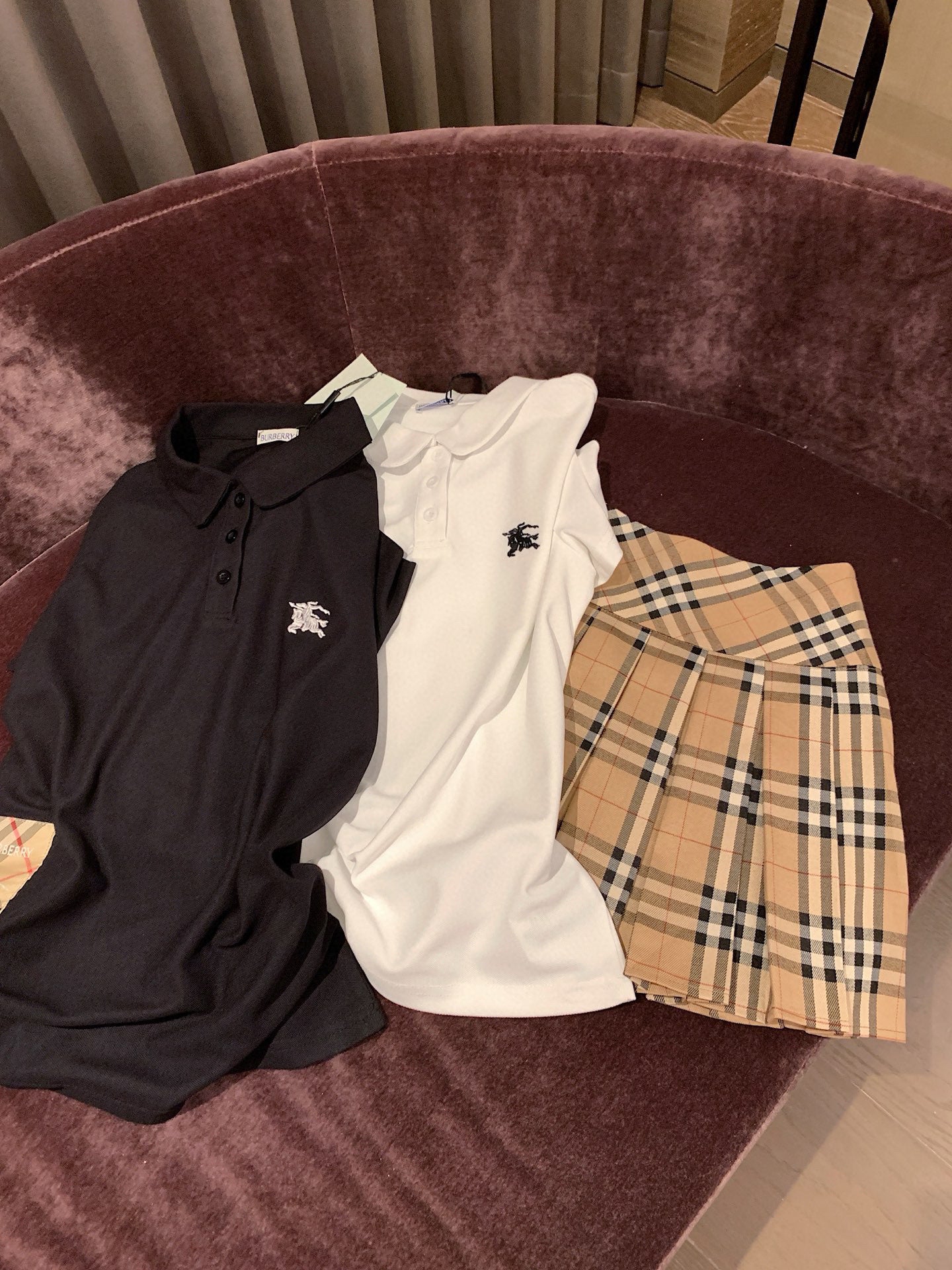 Classic striped two-color casual suit