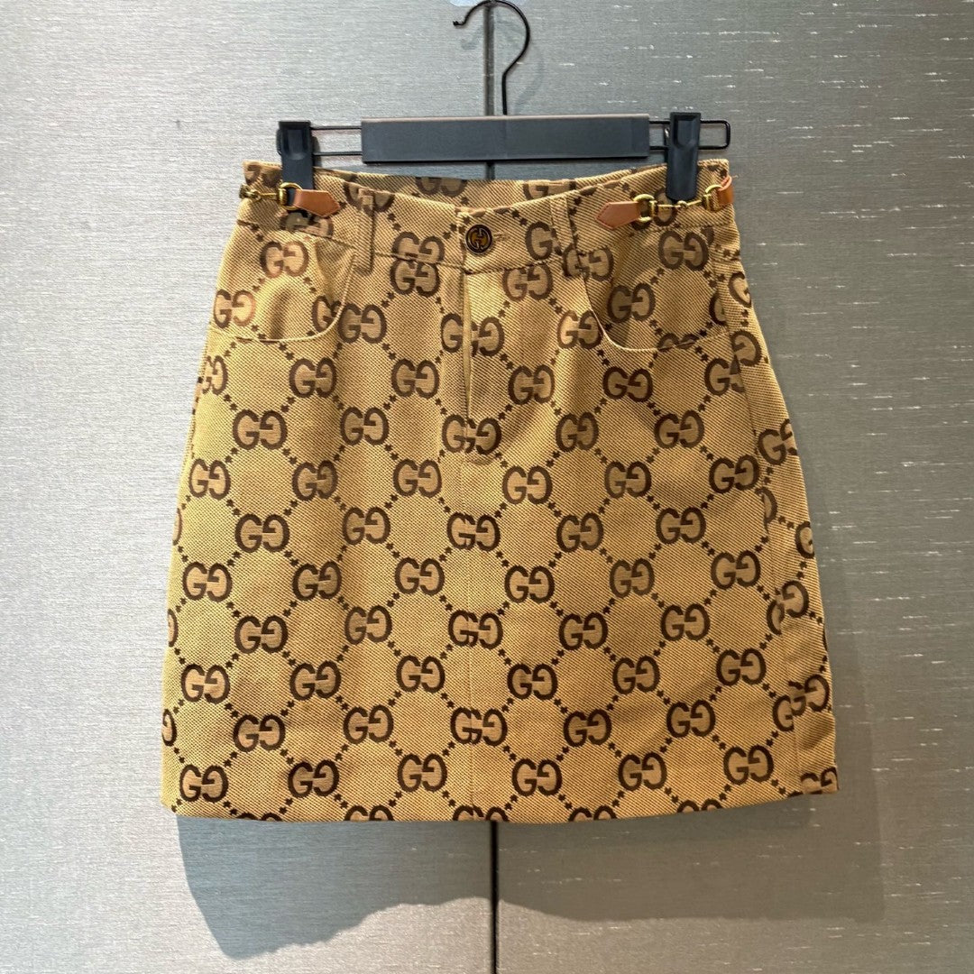 New jacquard short skirt