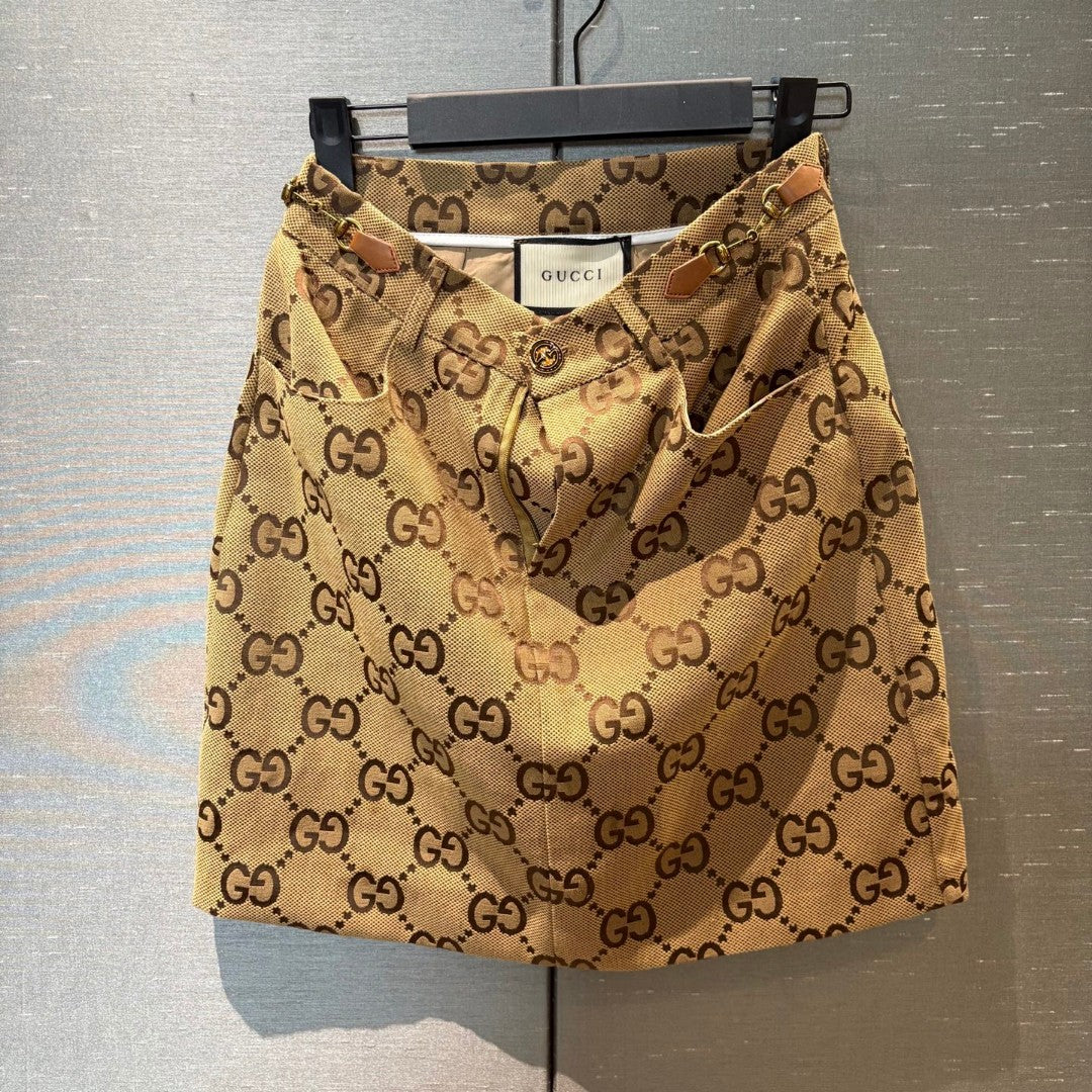 New jacquard short skirt