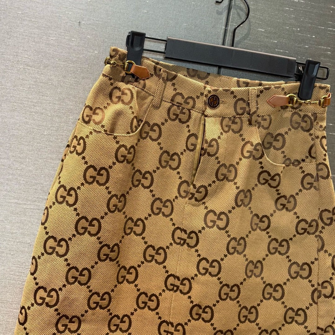 New jacquard short skirt