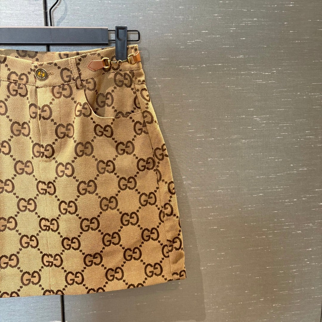 New jacquard short skirt
