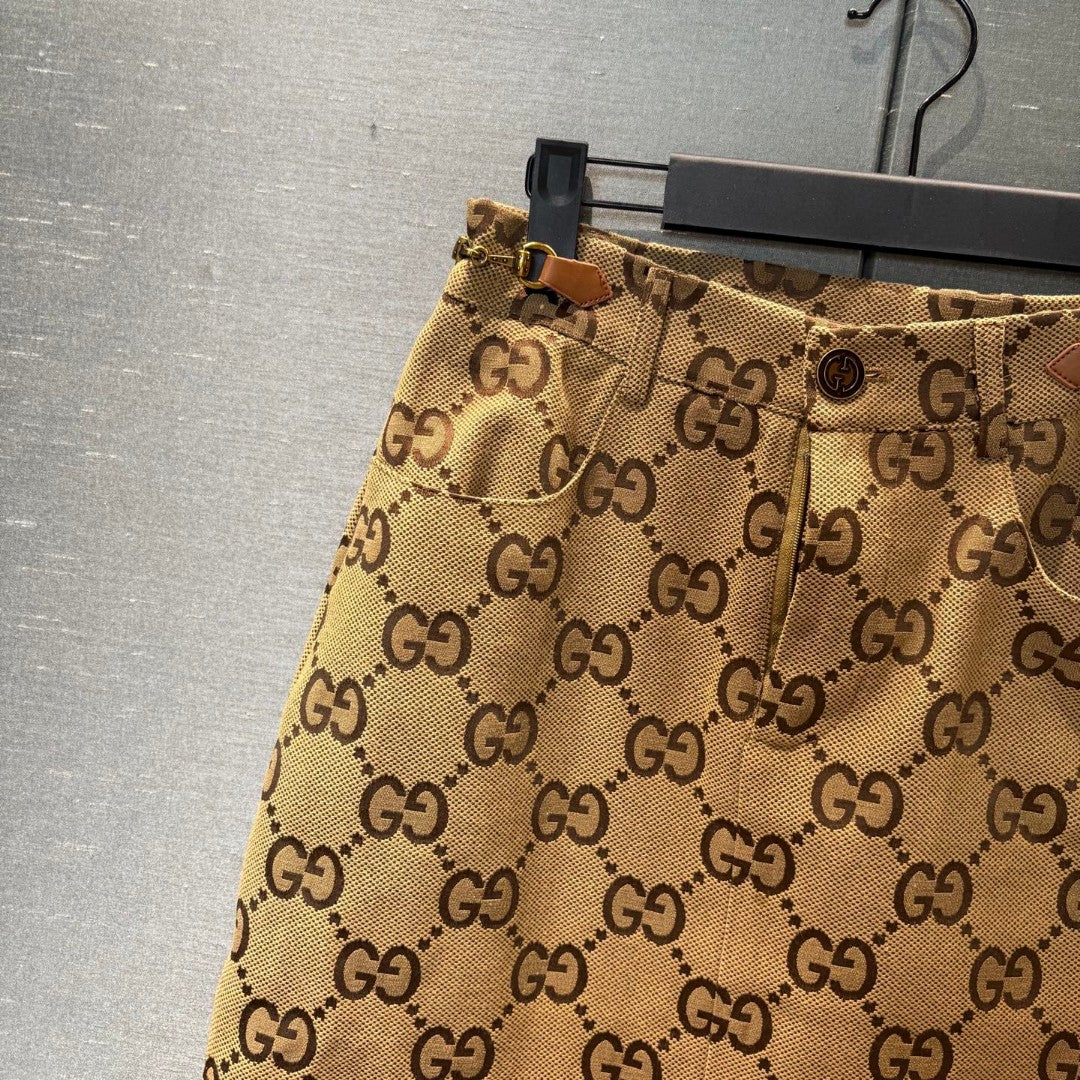 New jacquard short skirt