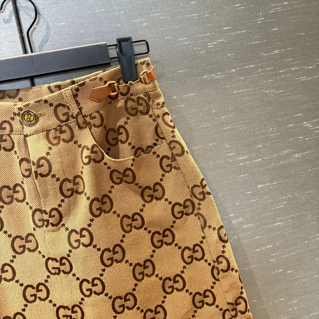 New jacquard short skirt