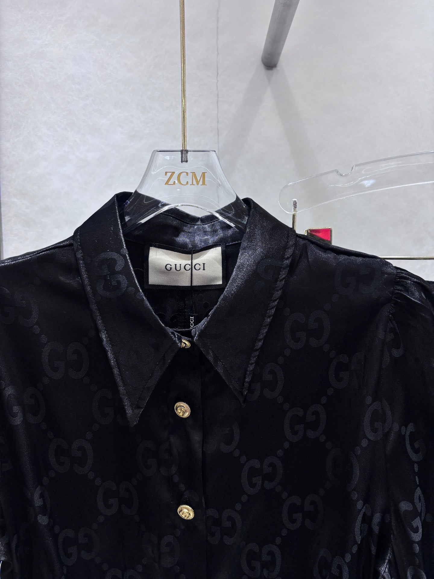 New lapel jacquard letter skirt suit