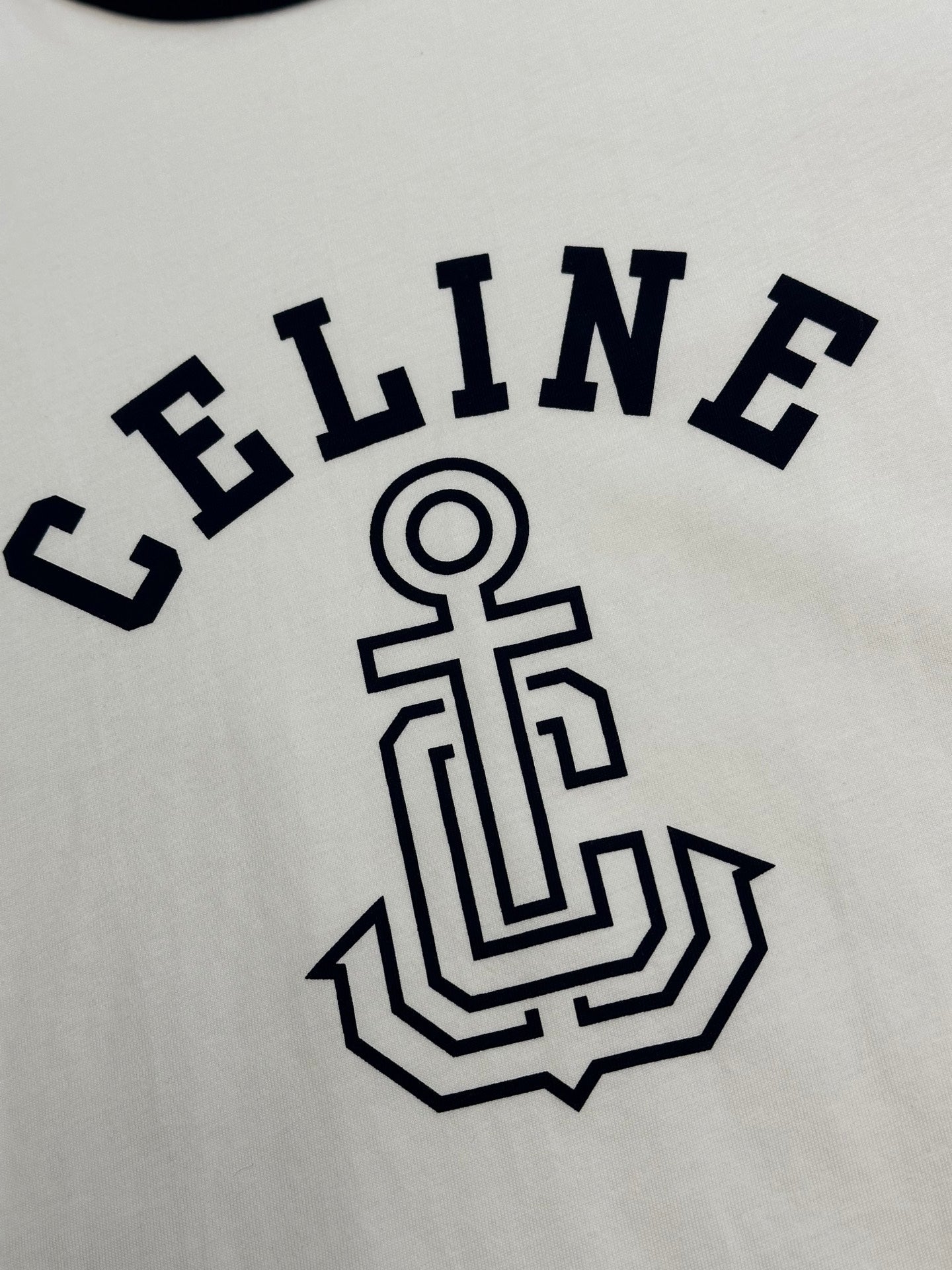 Basic color matching letters short sleeves