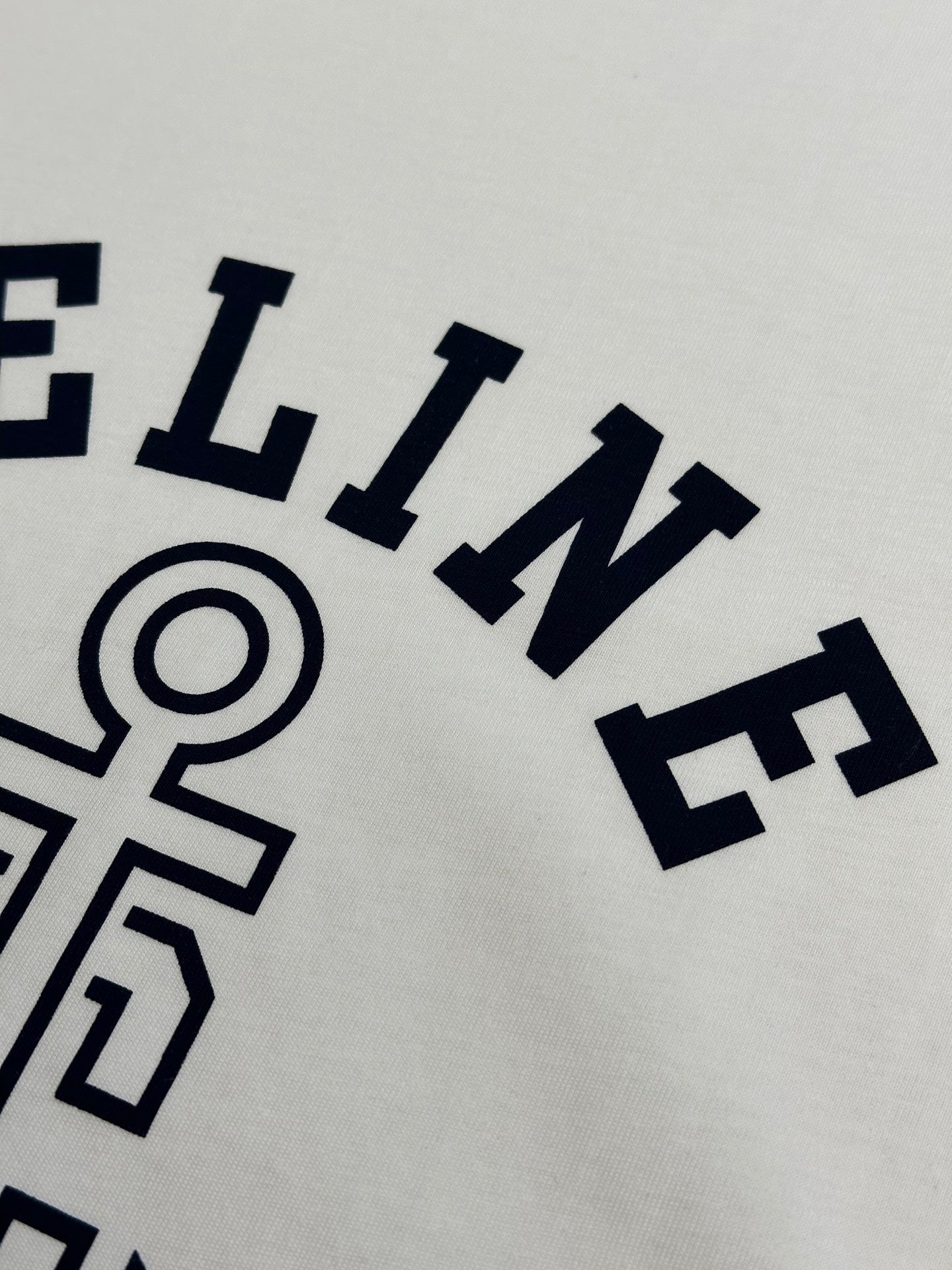 Basic color matching letters short sleeves