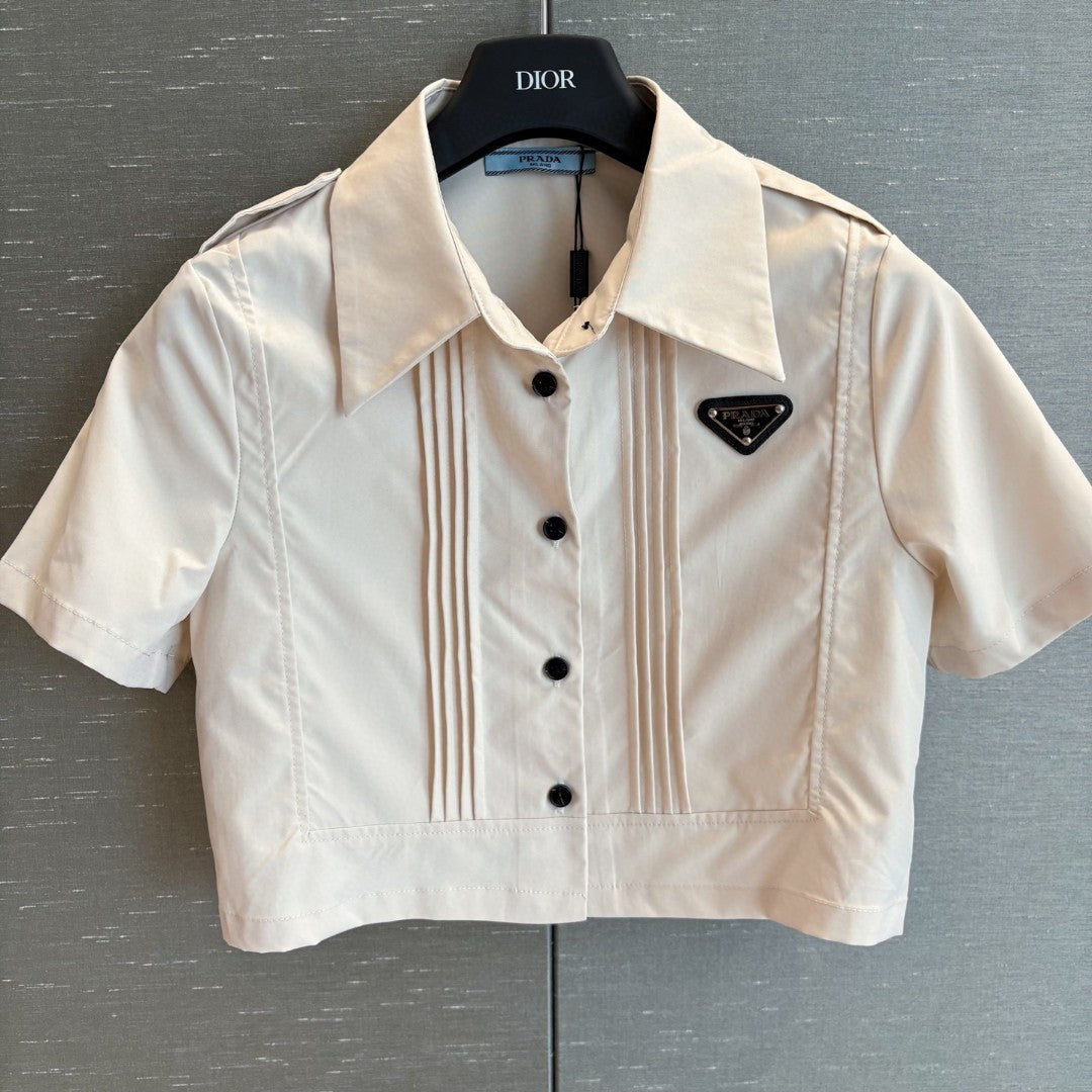 Short-sleeved shirt skirt professional suit
