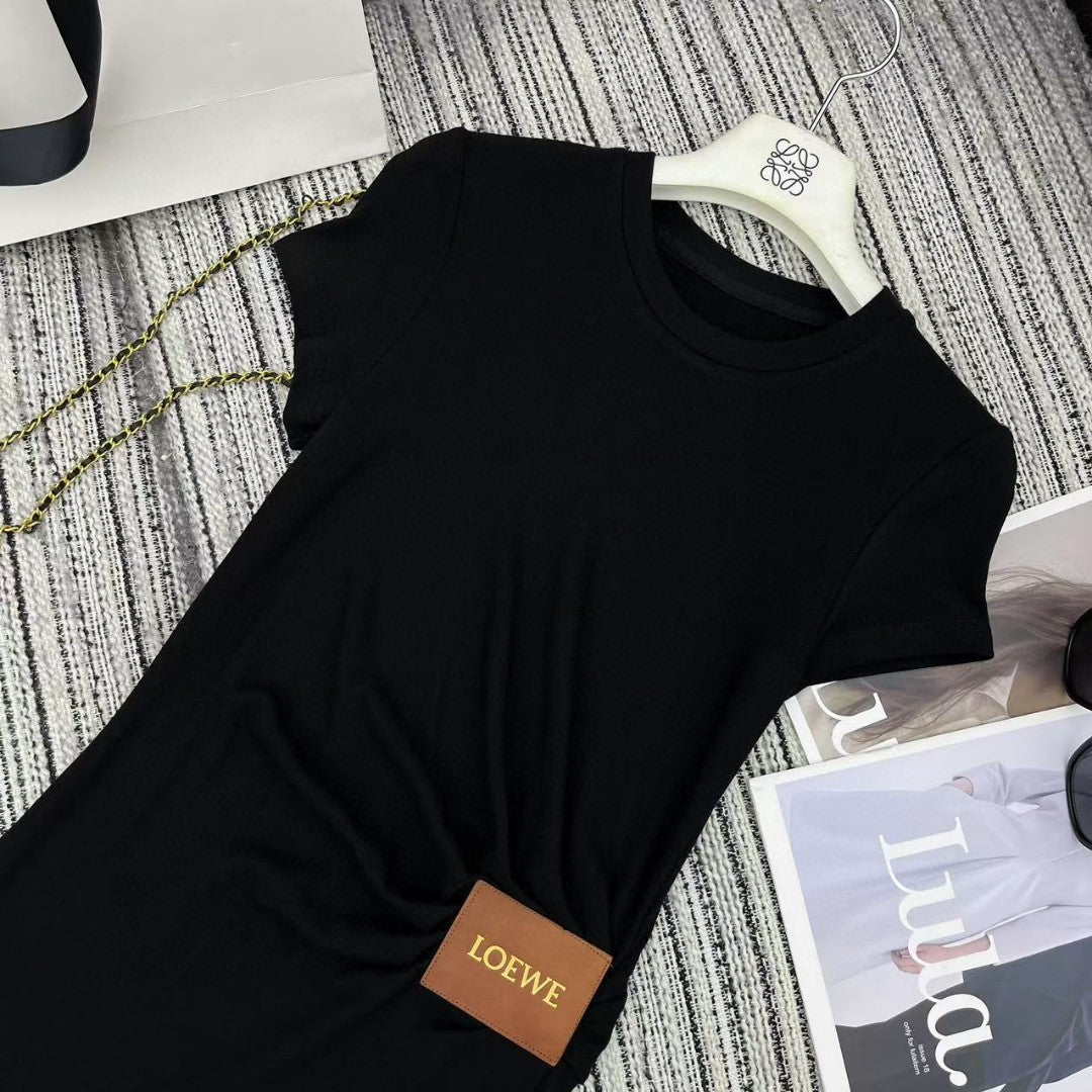New style dress with personalized waist pleats