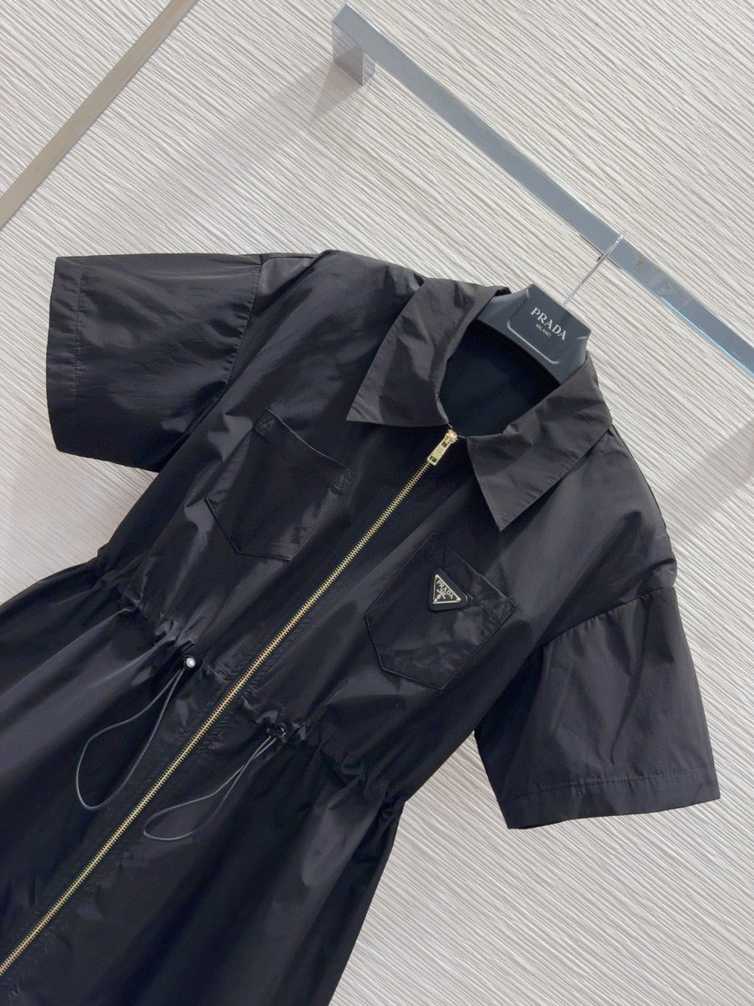New waist drawstring dress