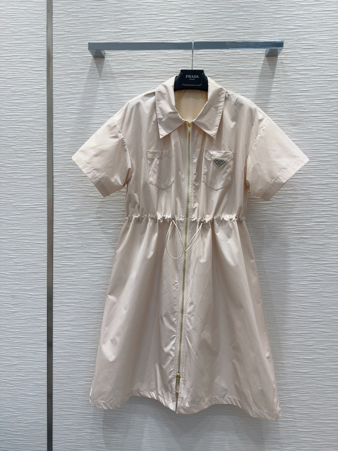New waist drawstring dress