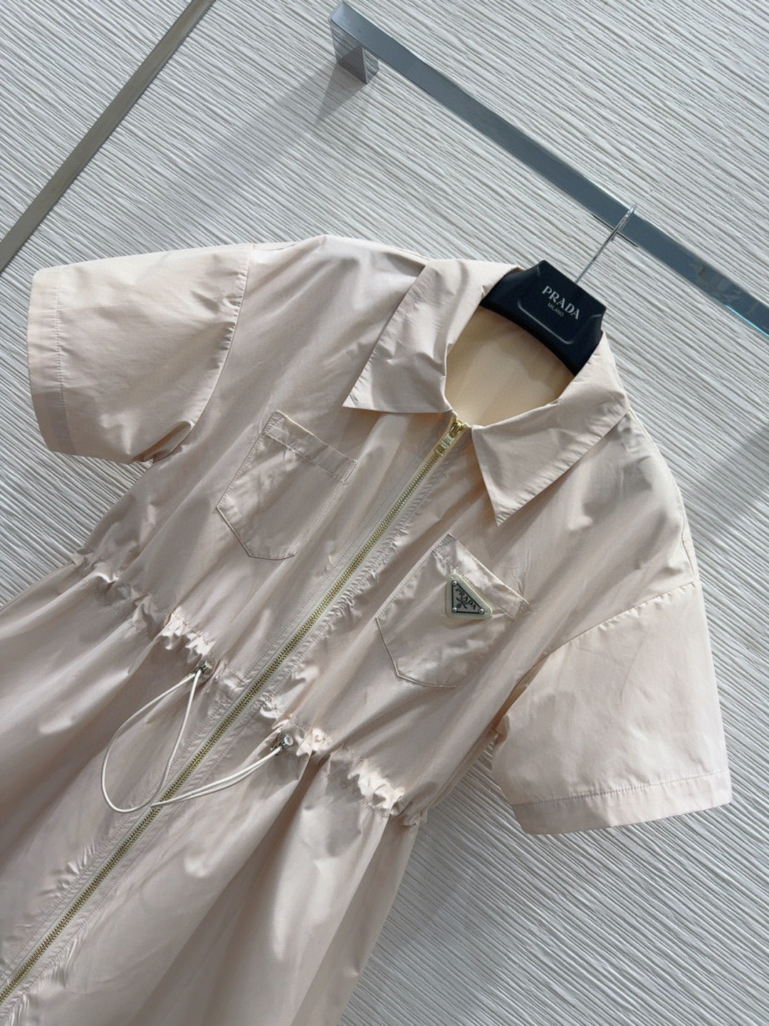 New waist drawstring dress
