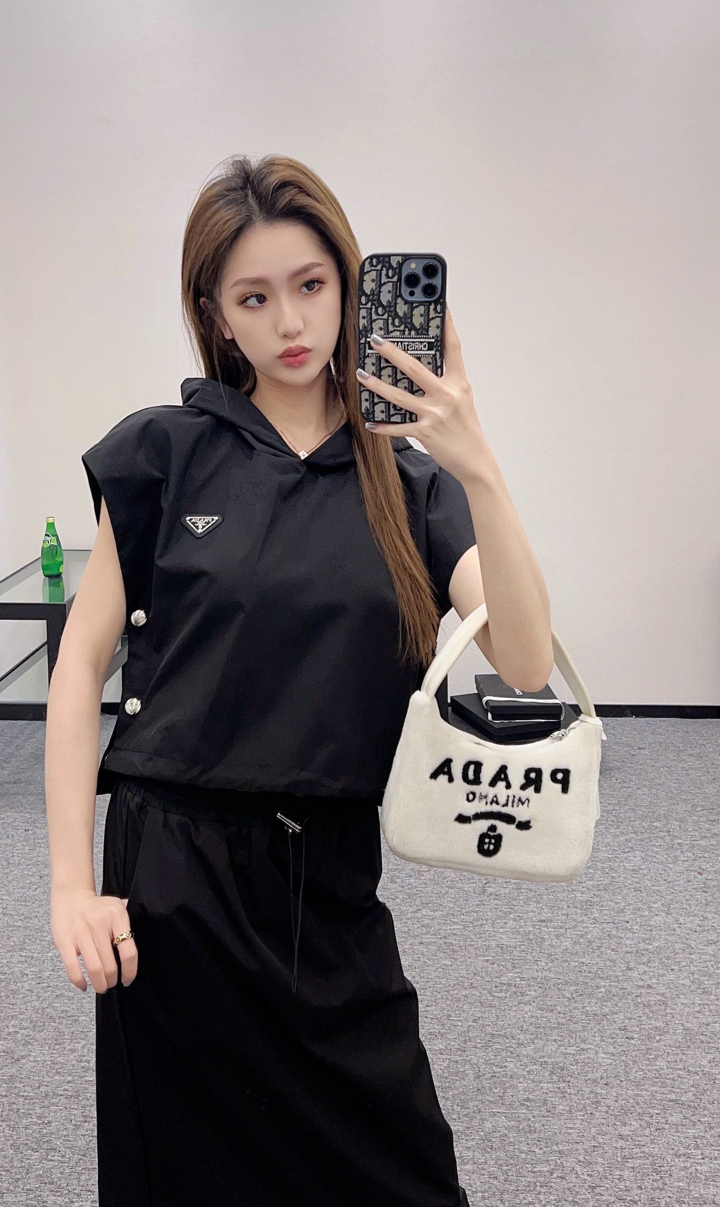 Hooded casual sports suit