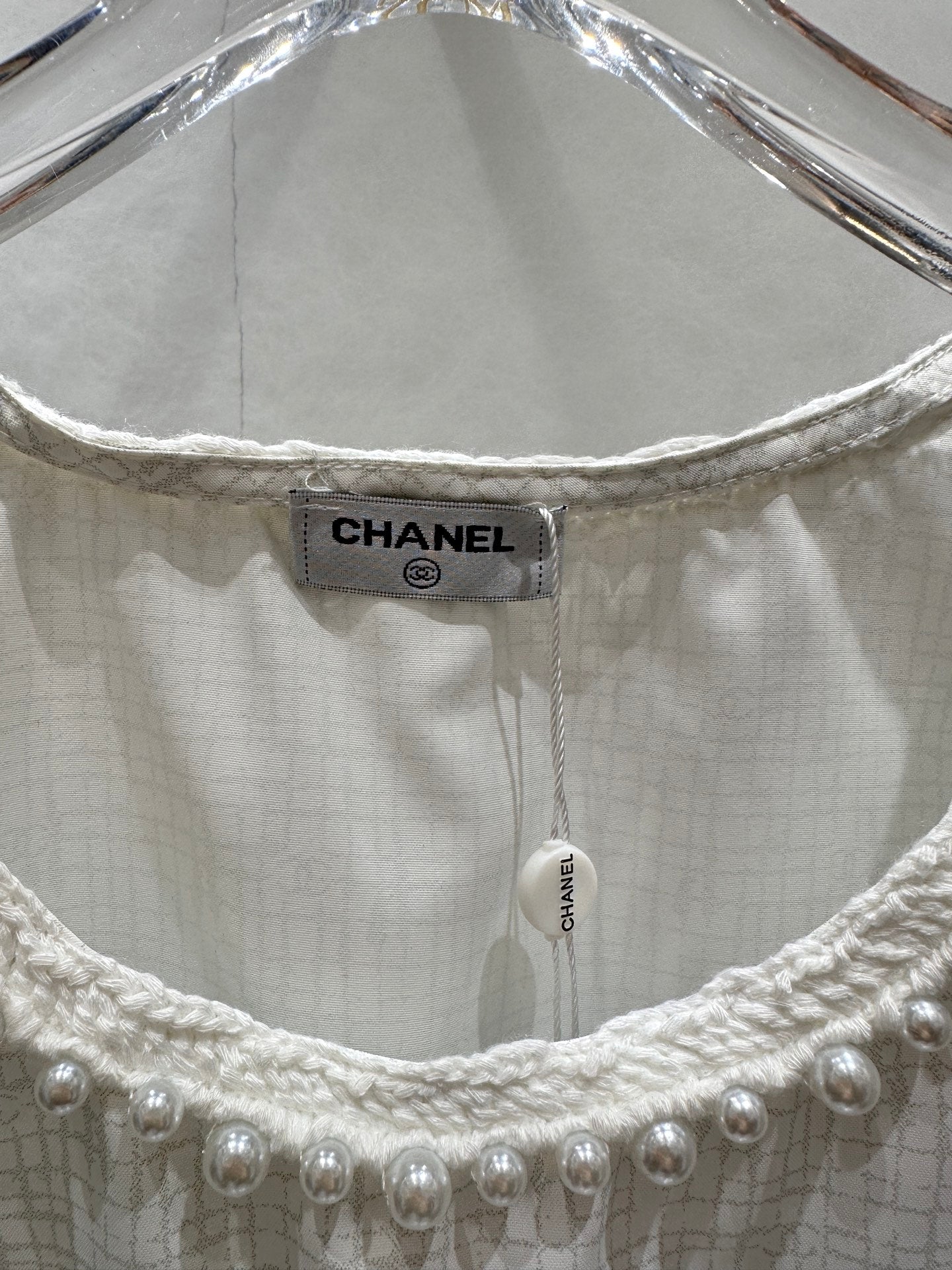 Round Neck Pearl Vest Camisole