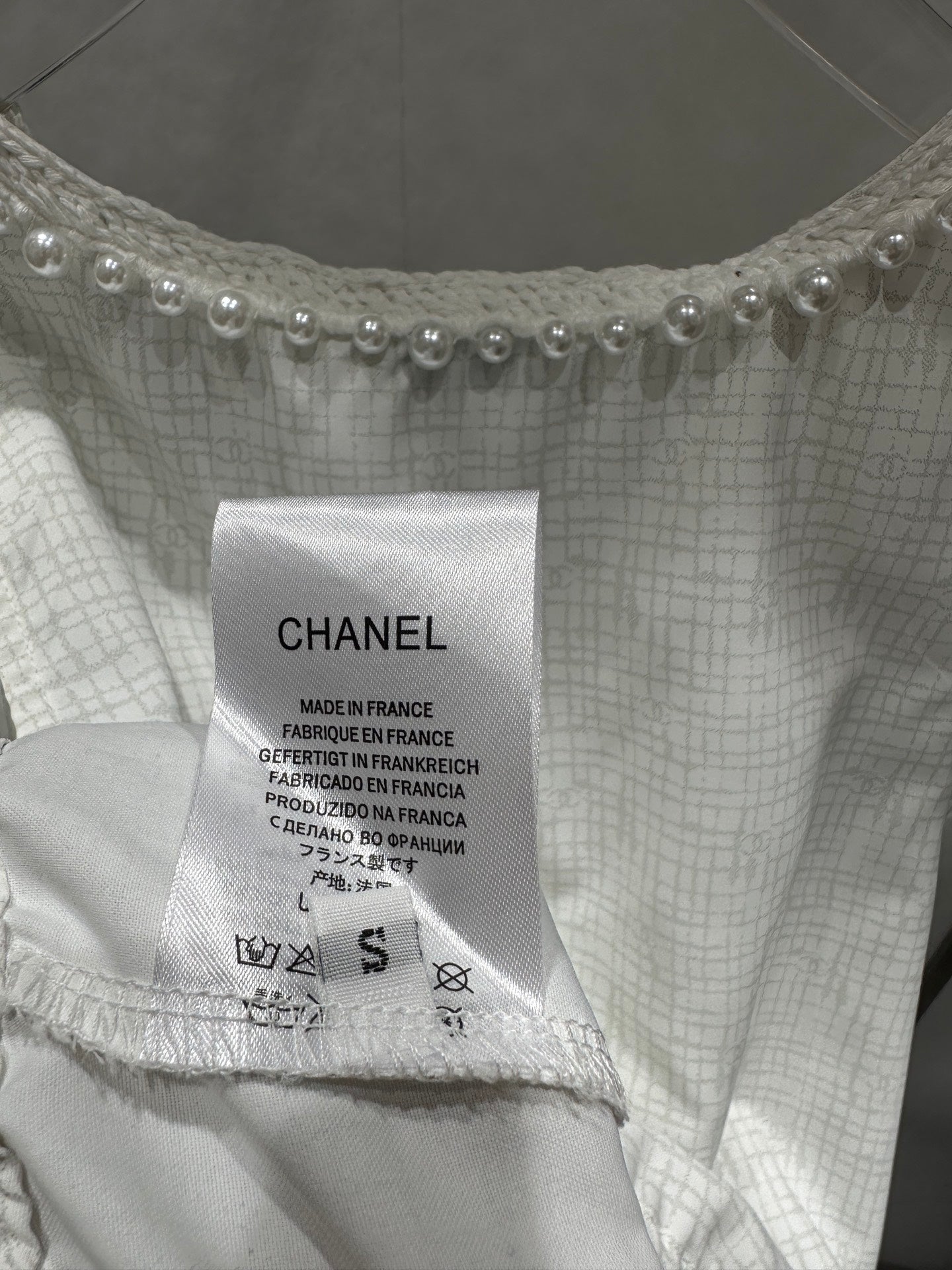 Round Neck Pearl Vest Camisole