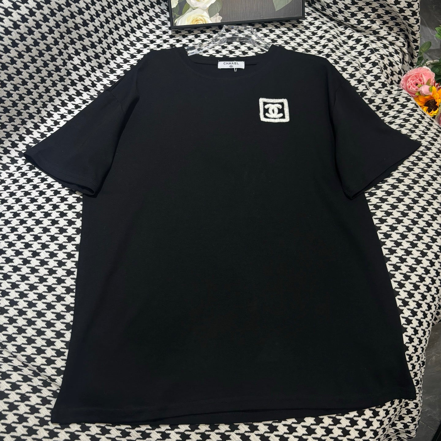 New simple towel embroidered logo two-color short sleeves