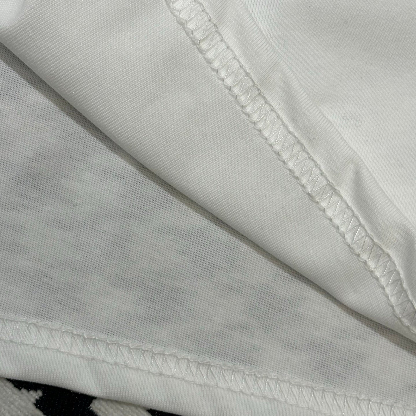 New round neck love embroidery beaded diamond short sleeves