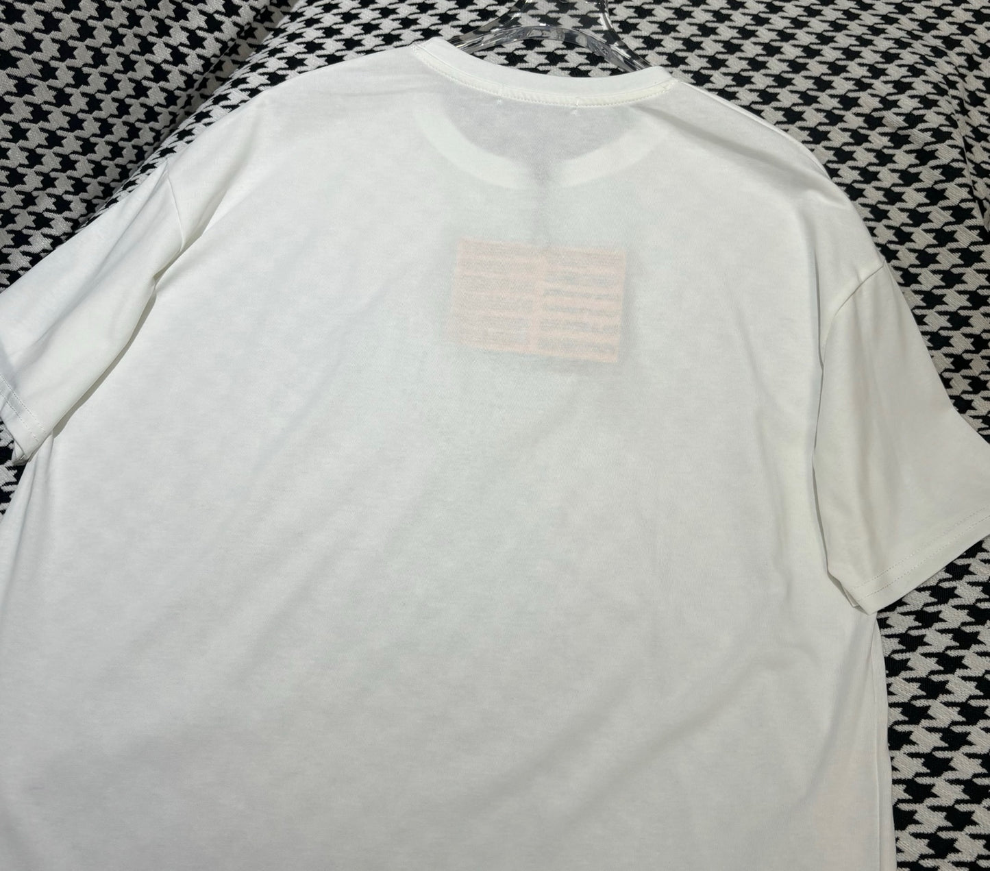 New round neck love embroidery beaded diamond short sleeves