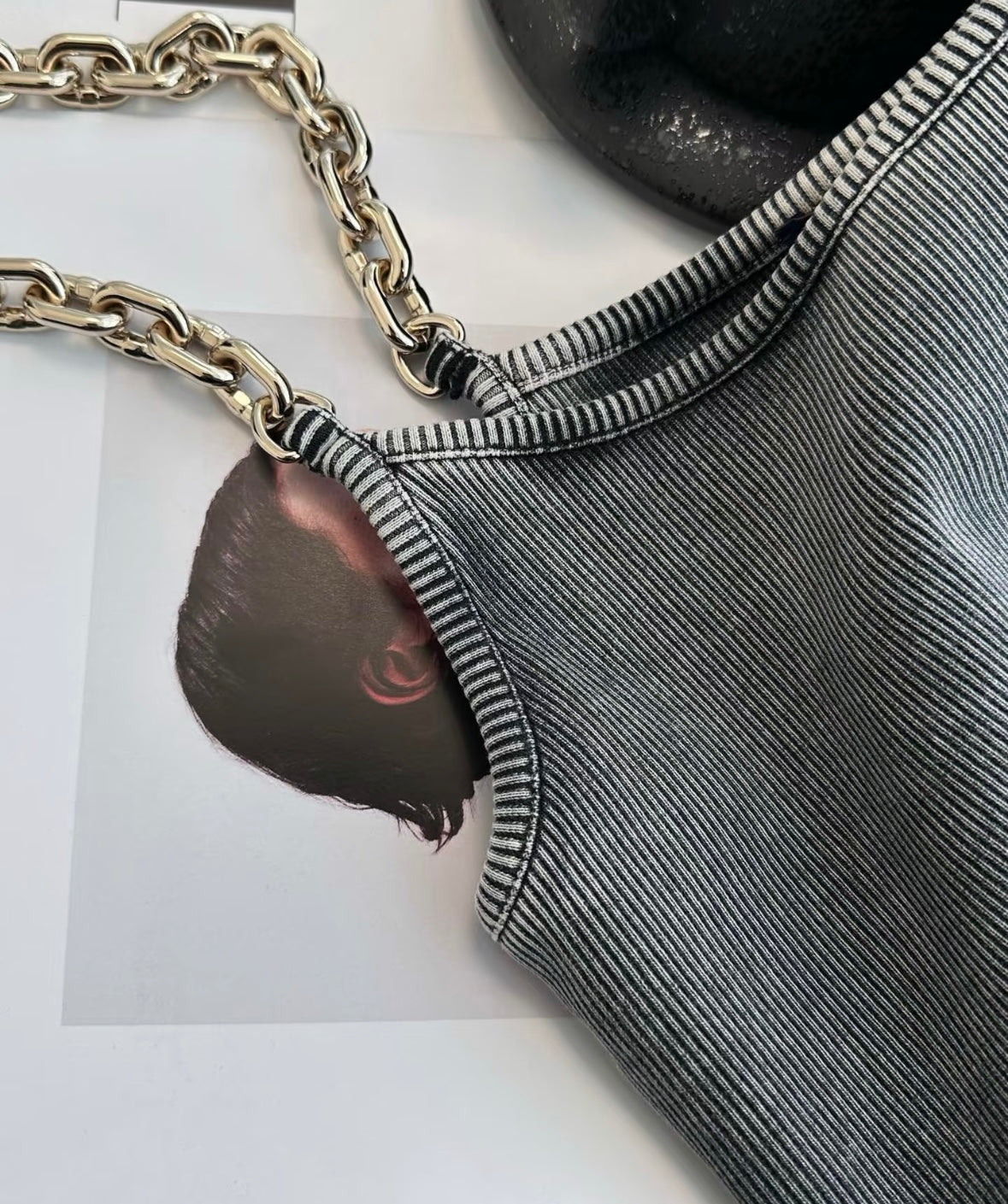 Metal chain washing ash thin sling