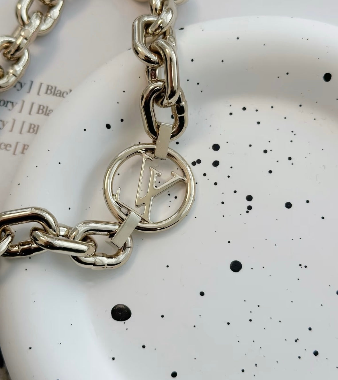Metal chain washing ash thin sling