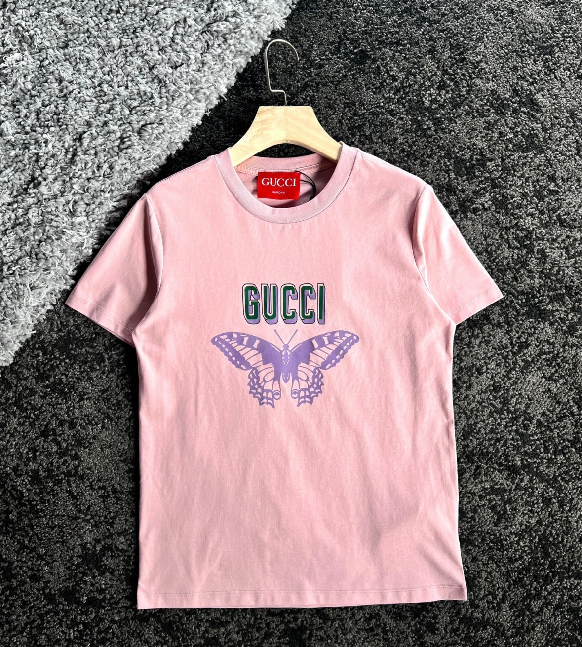 Butterfly printed short sleeve