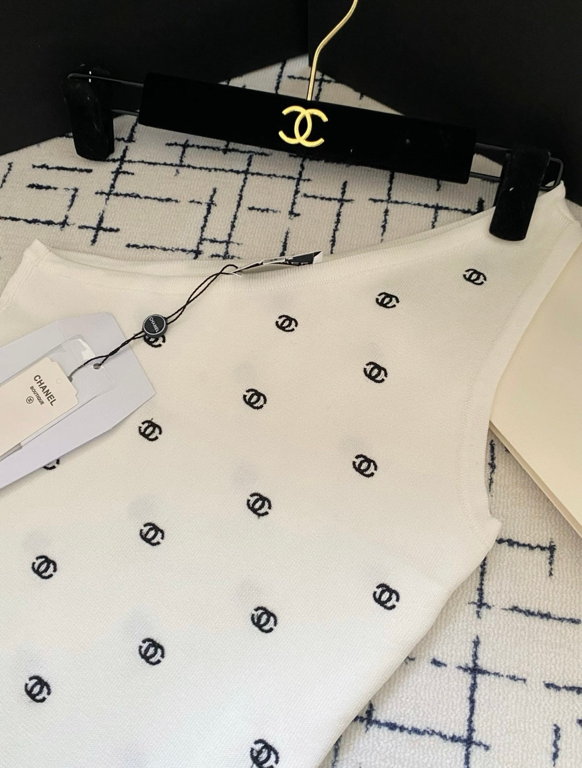 New double c oblique shoulder personality vest suspenders
