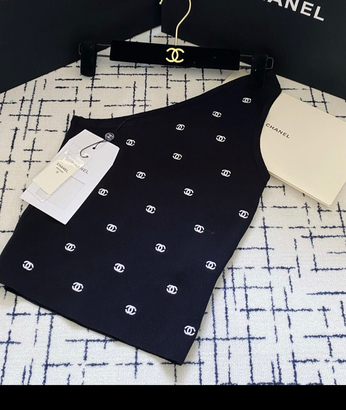 New double c oblique shoulder personality vest suspenders