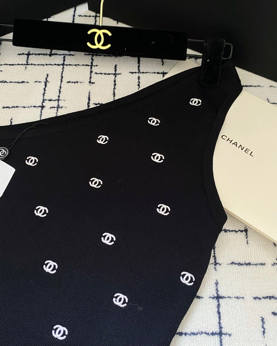 New double c oblique shoulder personality vest suspenders