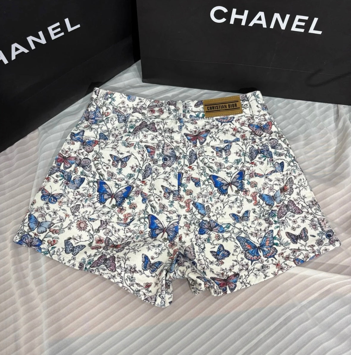 Butterfly Dream Floral Trim Shorts