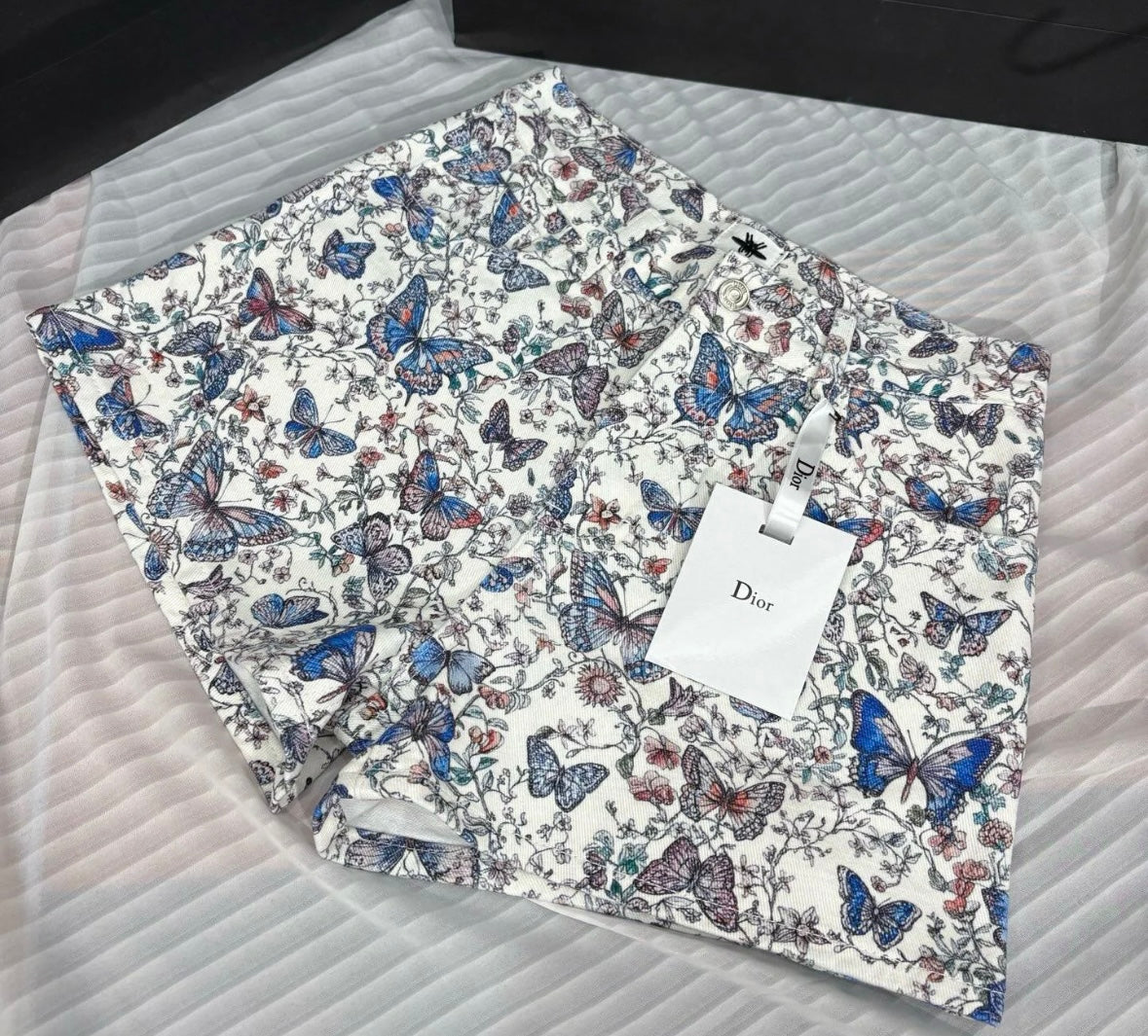 Butterfly Dream Floral Trim Shorts