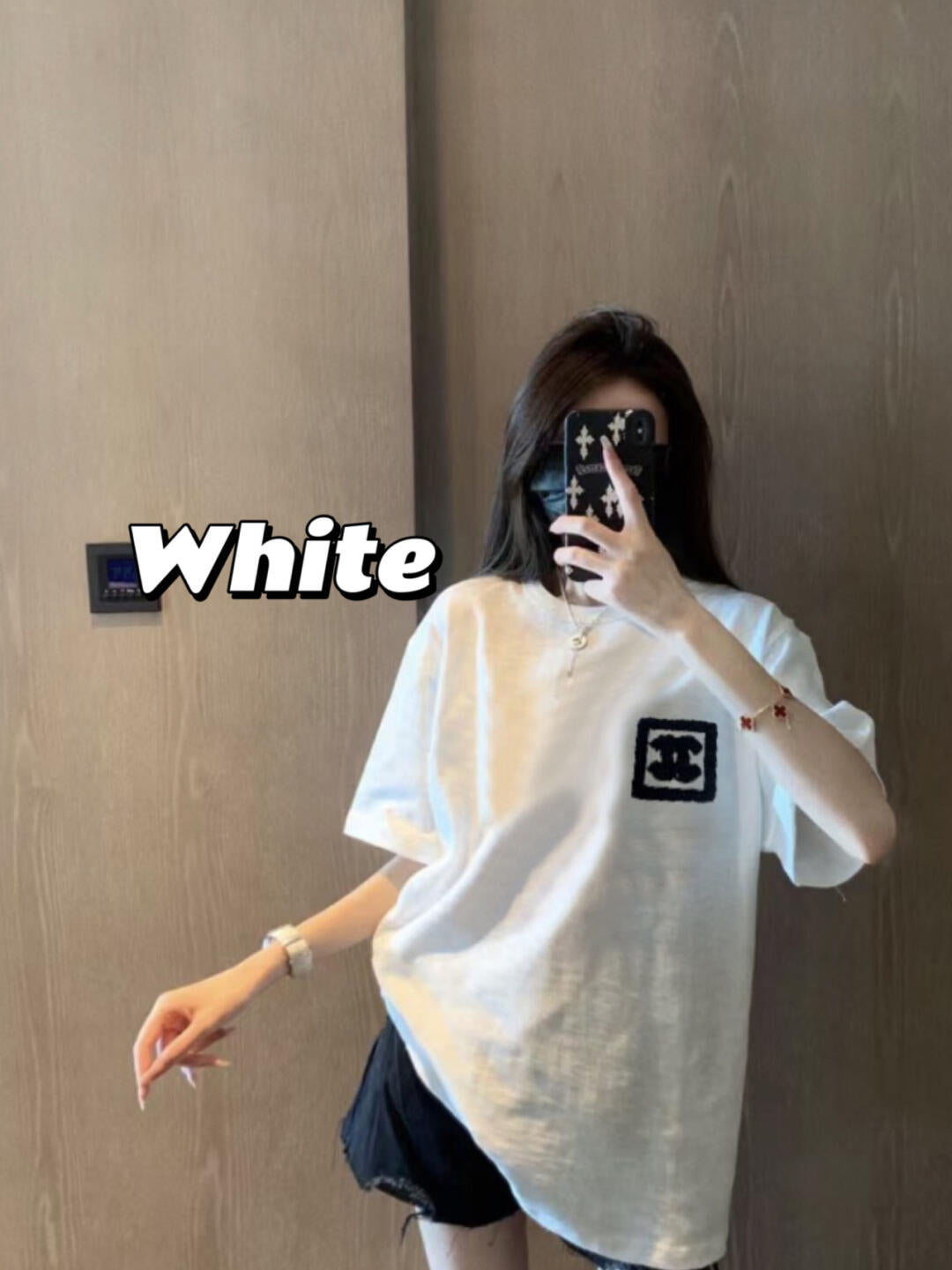 New simple towel embroidered logo two-color short sleeves