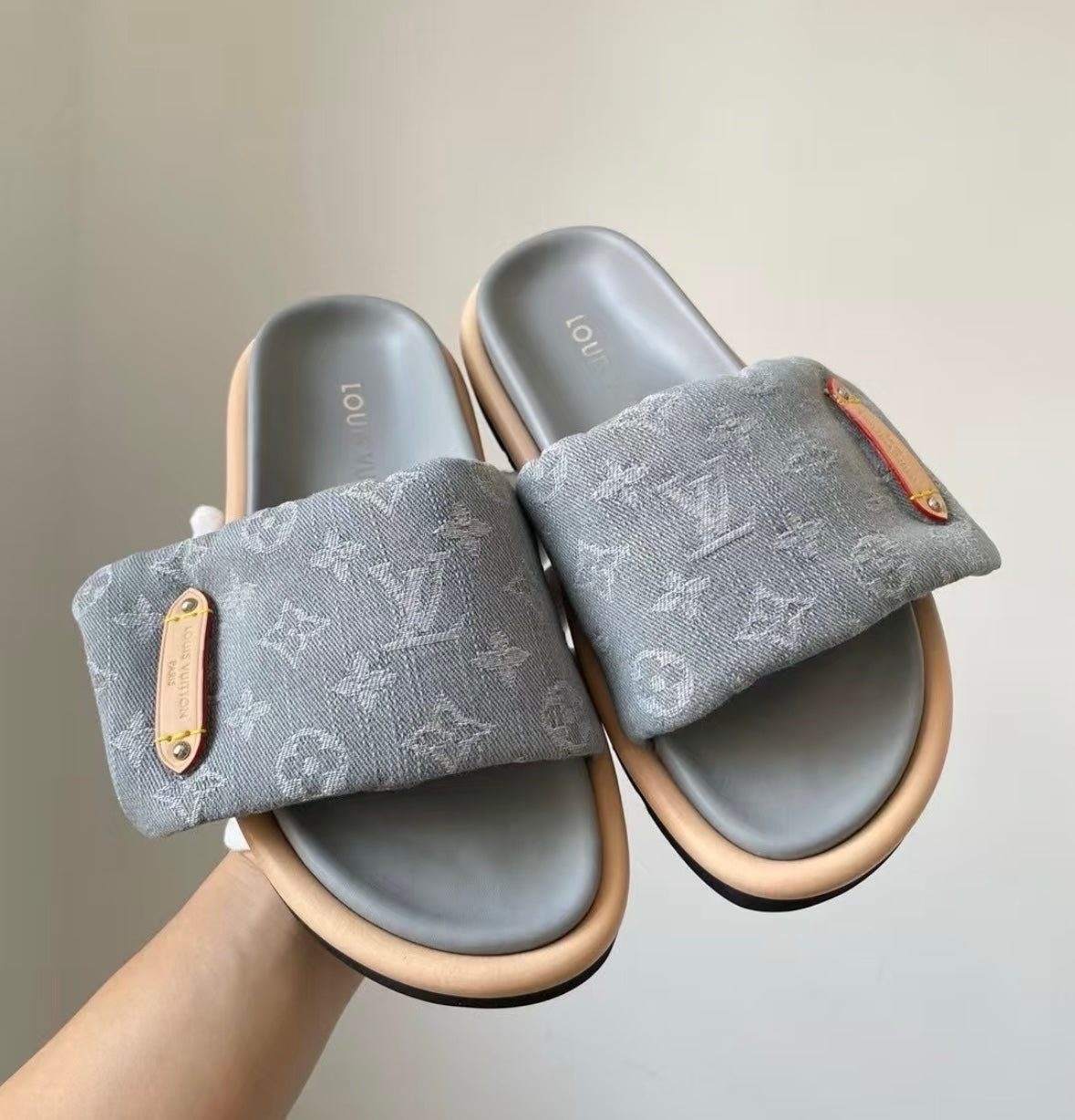 New multi-color Velcro slippers