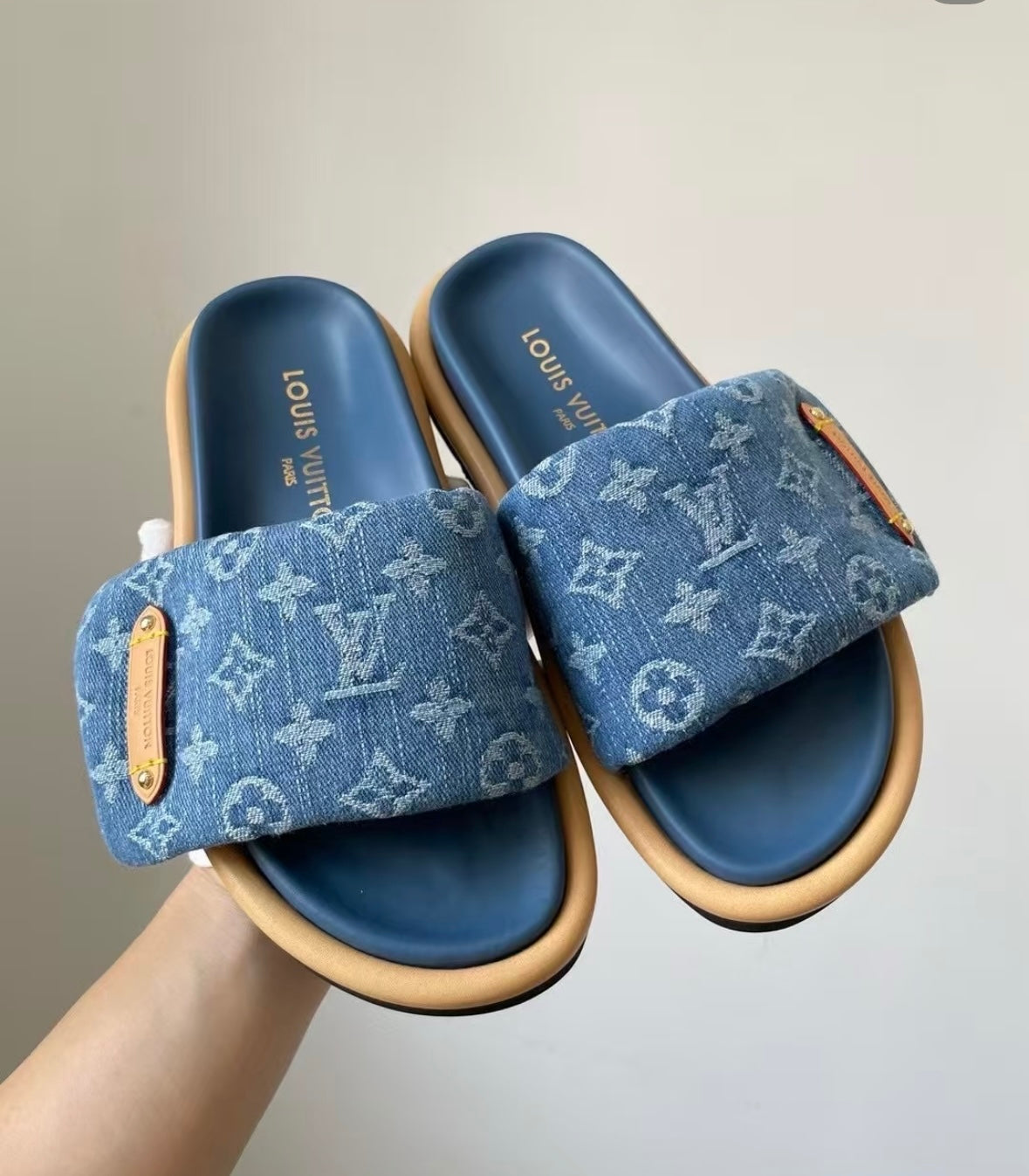 New multi-color Velcro slippers