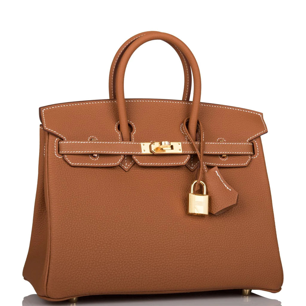 HE&ME Birkin 25 Gold Togo Gold Hardware