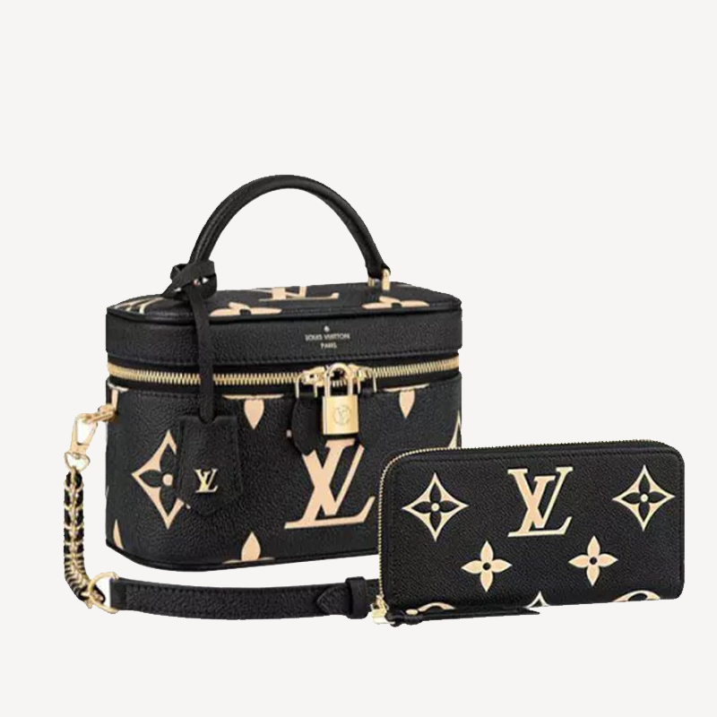 LL&VV Vanity PM long wallet 2-piece set deals Ref: M45780 + M80481