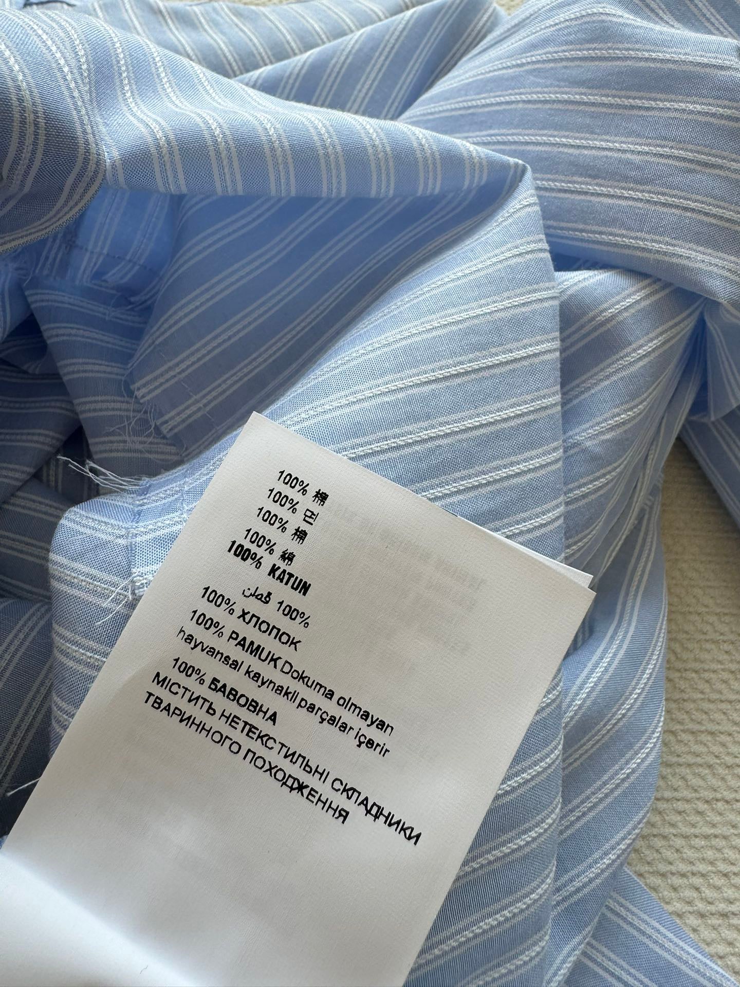 25SS new classic striped shirt
