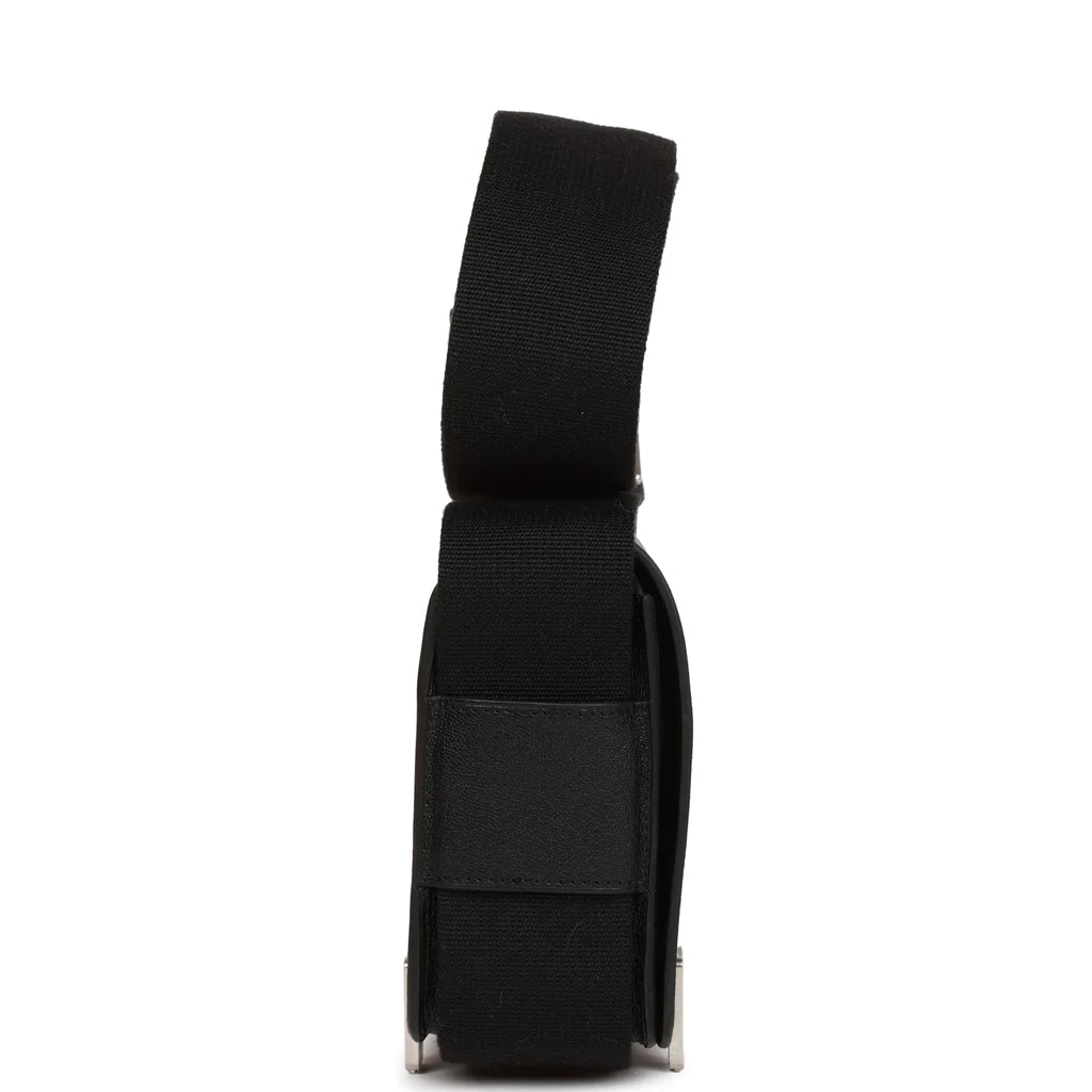 HE&ME Geta Black Chevre Herrajes de paladio