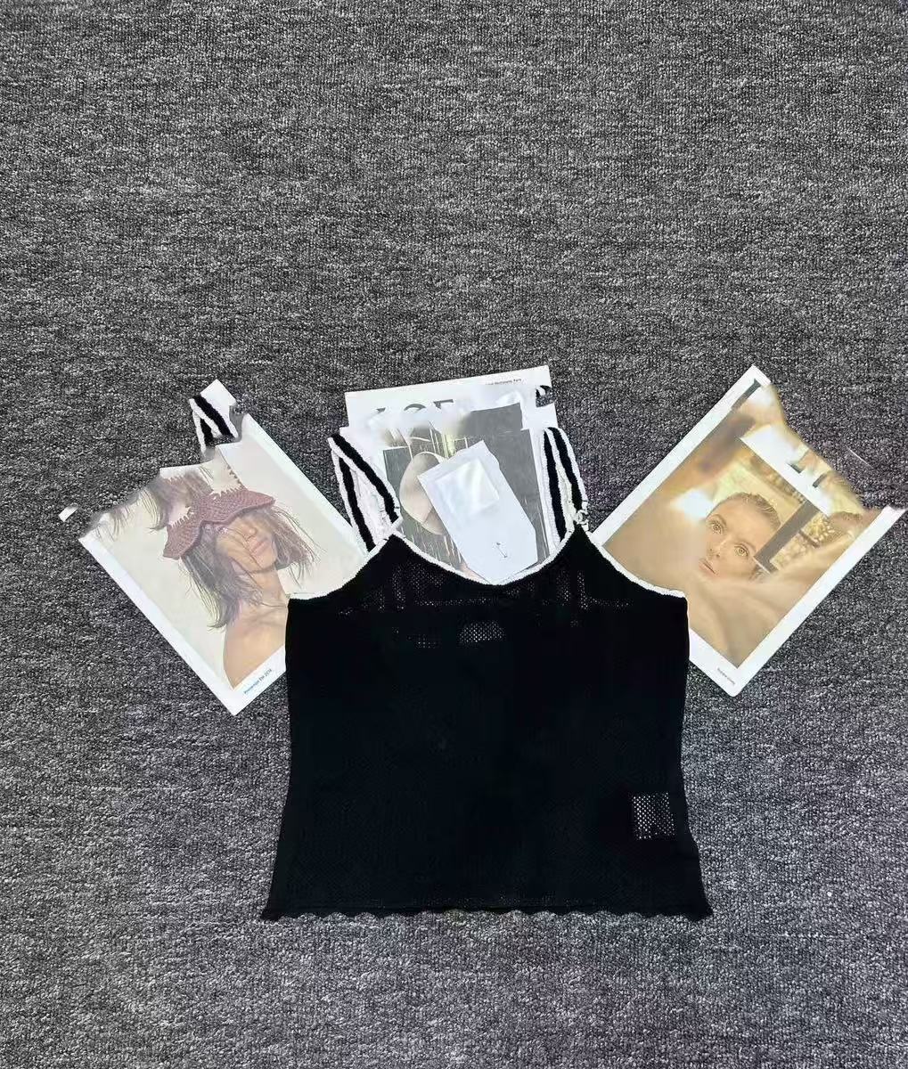 Sexy lace-trimmed sheer strappy bralette