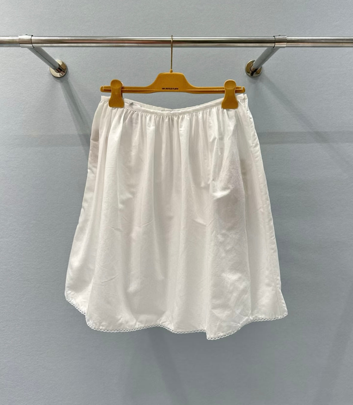 Academic-style short skirt and short-sleeved top set
