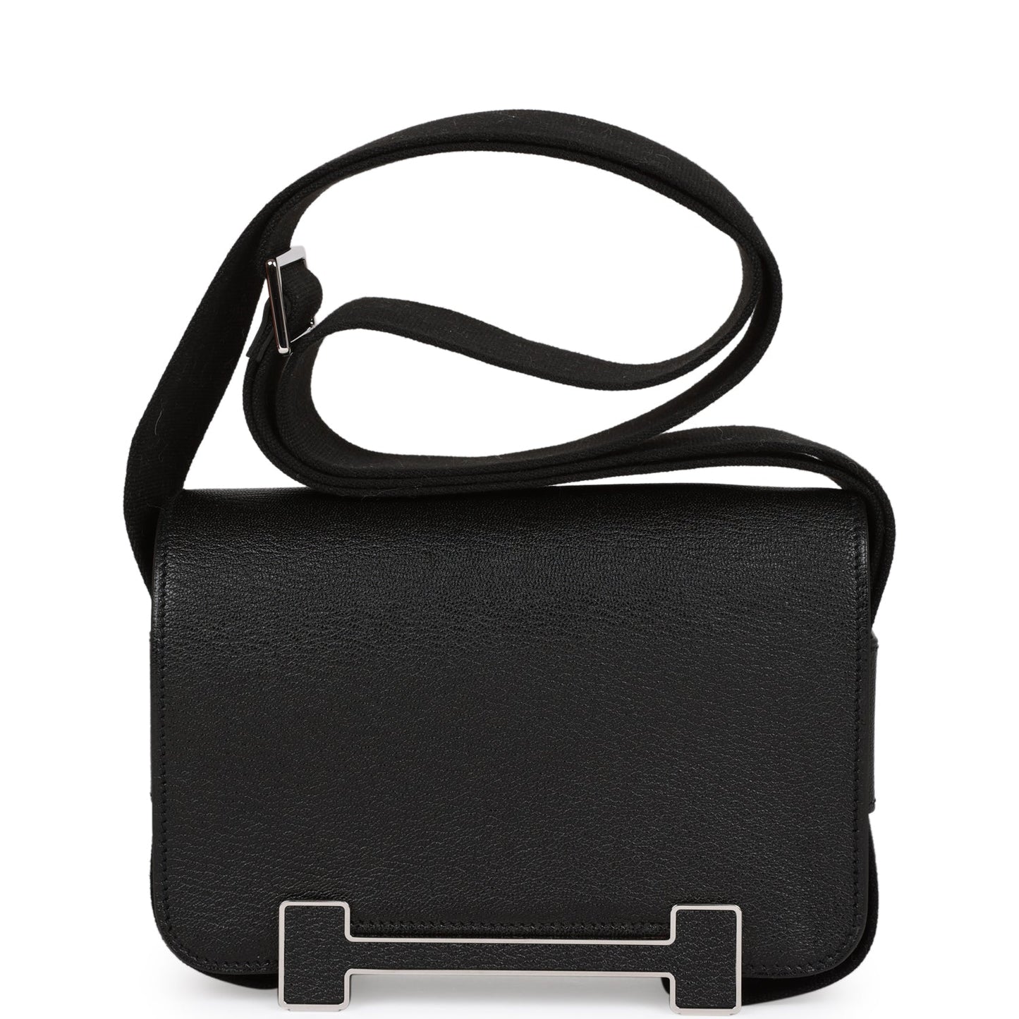 HE&ME Geta Black Chevre Herrajes de paladio