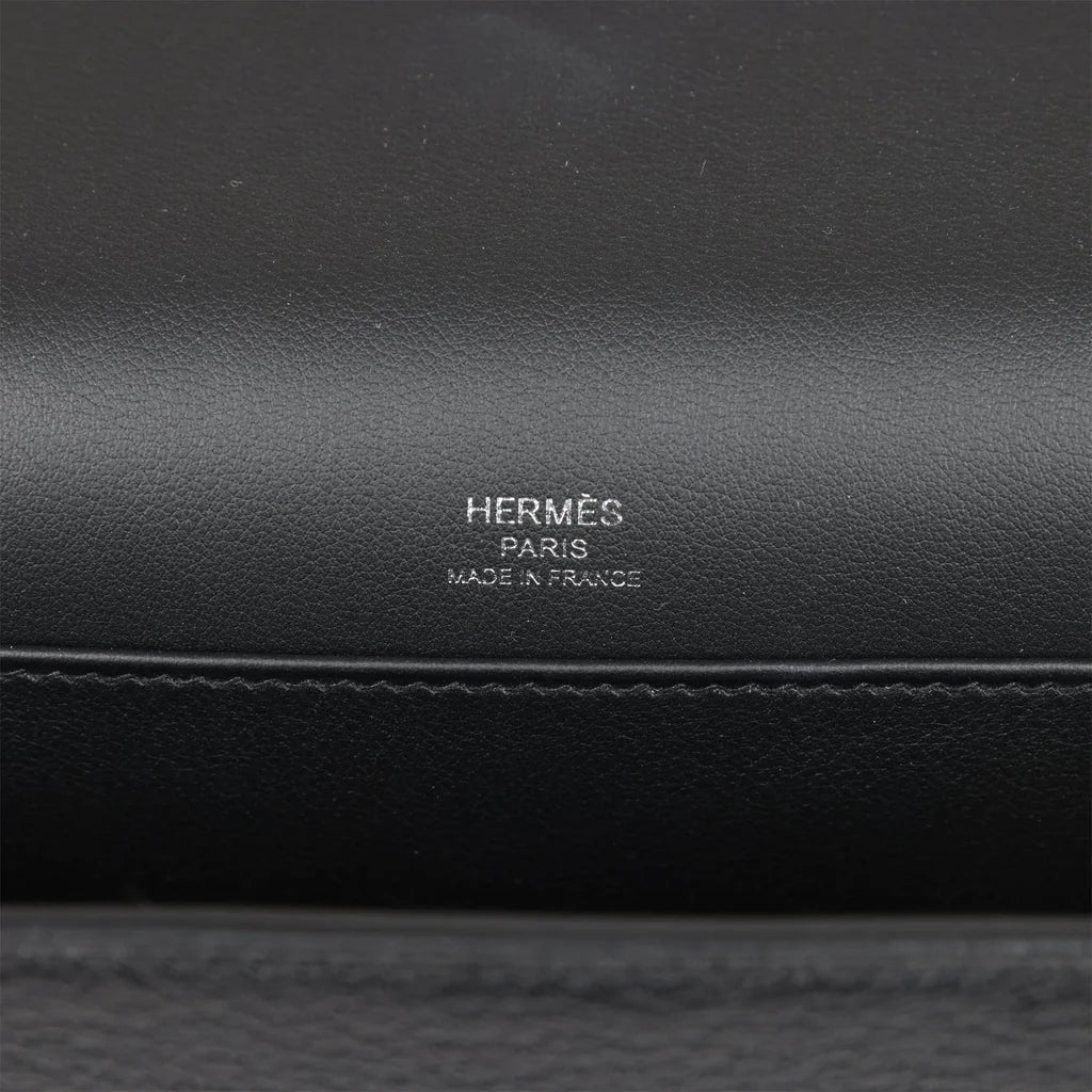 HE&ME Geta Black Chevre Herrajes de paladio