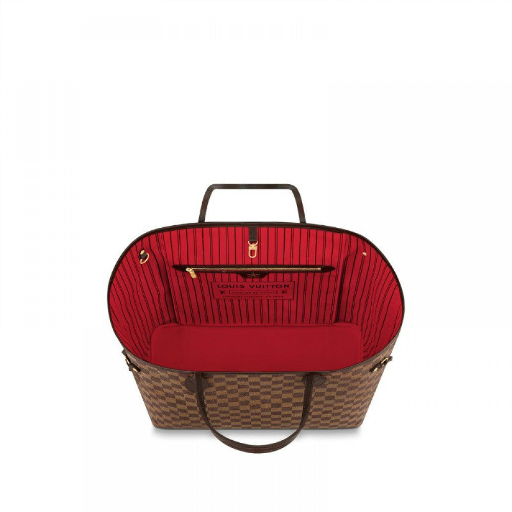 LL&VV Damier Ebene Lienzo Neverfull GM N41357