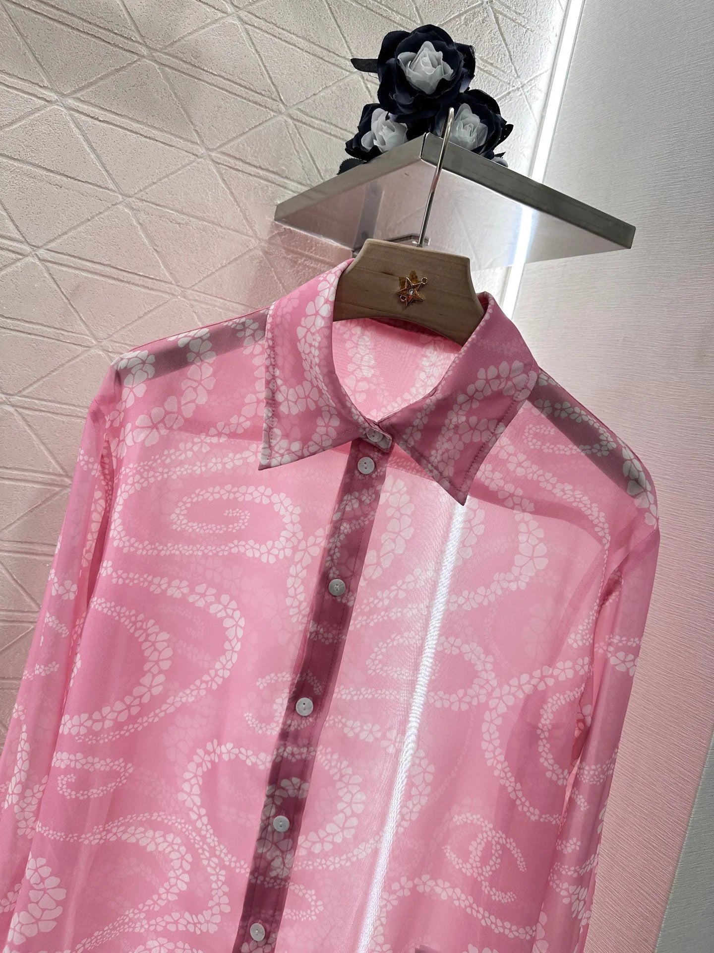 25 Printed Lapel Shirt