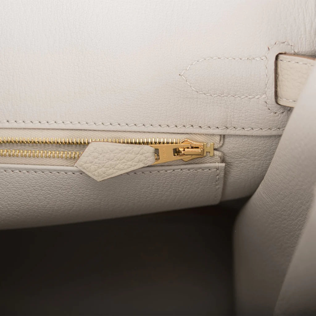 HE&ME Birkin 30 Gris Perle Togo Gold Hardware