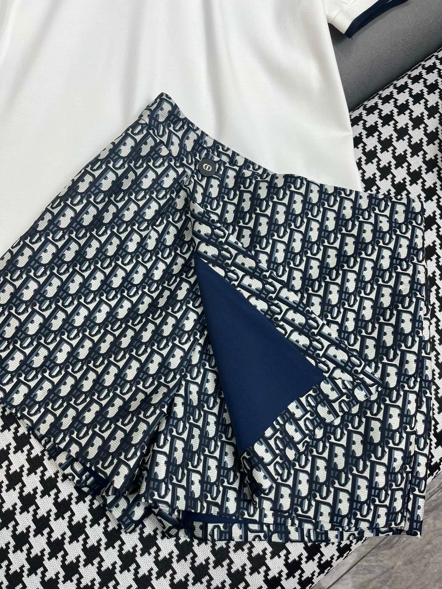 Casual Polo Shirt Embroidered Shorts Suit