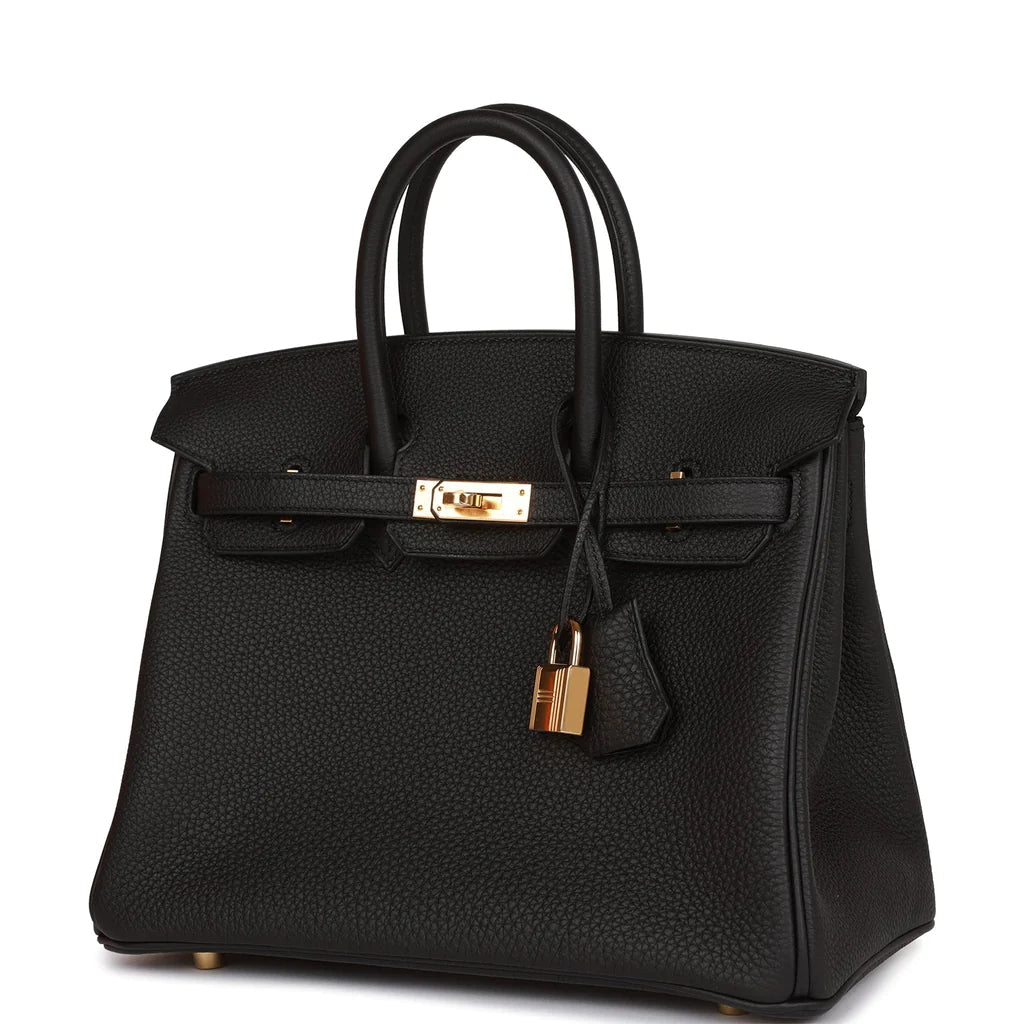 HE&ME Birkin 25 Black Togo Gold Hardware