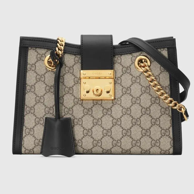 Padlock Small GG Shoulder Bag No. 498156 KHNKG 9769+GG Marmont zip around wallet